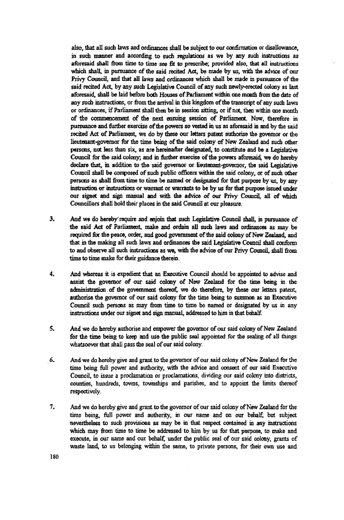 Constitutional Charter of New Zealand, page 180