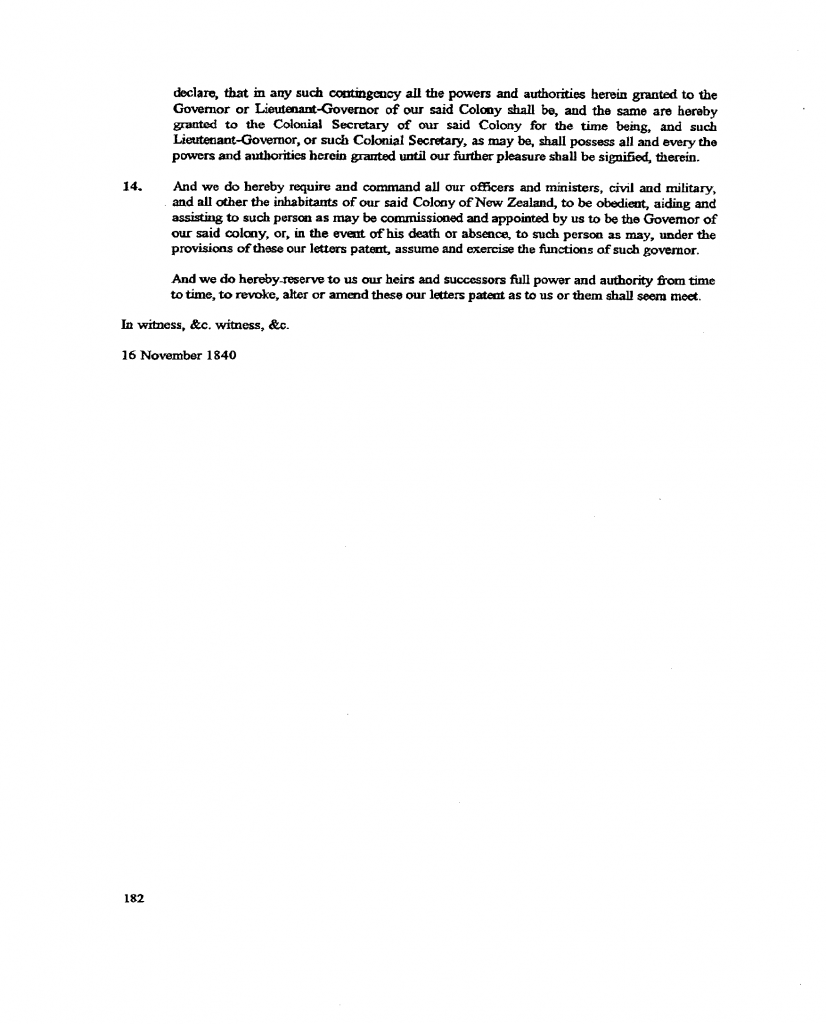 Constitutional Charter of New Zealand, page 182